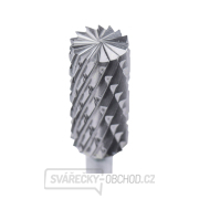 fréza karbidová, válcová s čelním ozubením, ⌀6x13mm, ⌀stopky 3mm, sek střední (double-cut) Náhled
