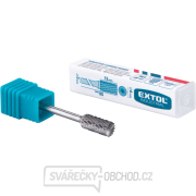 fréza karbidová, válcová s čelním ozubením, ⌀6x13mm, ⌀stopky 3mm, sek střední (double-cut) Náhled