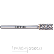 fréza karbidová, válcová s čelním ozubením, ⌀6x13mm, ⌀stopky 3mm, sek střední (double-cut) gallery main image