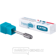 fréza karbidová, válcová s kulovým čelem, ⌀6x13mm, ⌀stopky 3mm, sek střední (double-cut) Náhled