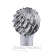 fréza karbidová, kulová, ⌀6mm, ⌀stopky 3mm, sek střední (double-cut) Náhled