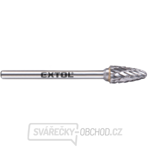 fréza karbidová, kulatý oblouk, ⌀6x13mm, ⌀stopky 3mm, sek střední (double-cut) gallery main image