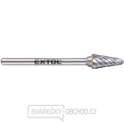 fréza karbidová, konická zakulacená, ⌀6x13mm, ⌀stopky 3mm, sek střední (double-cut) fréza karbidová, konická zakulacená, ⌀6x13mm, ⌀stopky 3mm, sek střední (double-cut) gallery main image