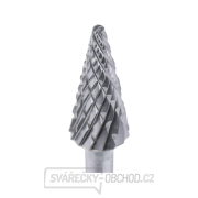 fréza karbidová, konická-jehlan, ⌀6x13mm, ⌀stopky 3mm, sek střední (double-cut) Náhled