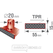 zarážky vymezovací sada 4ks, k multif. stolům s otvory O 20mm Náhled