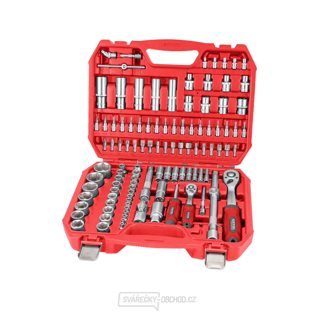 hlavice nástrčné, sada 110ks, 1/4", 1/2"