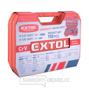 hlavice nástrčné, sada 110ks, 1/4