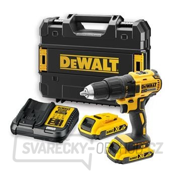 DeWALT DCD777D2T 18V Aku vrtací šroubovák, 2x 2Ah, nabíječka Tstak