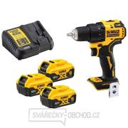 DeWALT DCD708P3T Aku Bezuhlíková vrtačka 65Nm/18V/3x5Ah baterie+kufr Tstak Náhled