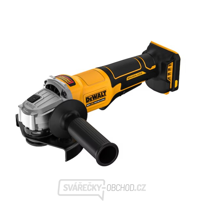 Úhlová bruska 18V XR 125 mm s bezuhlíkovým motorem a pádlovým spínačem (bez aku)