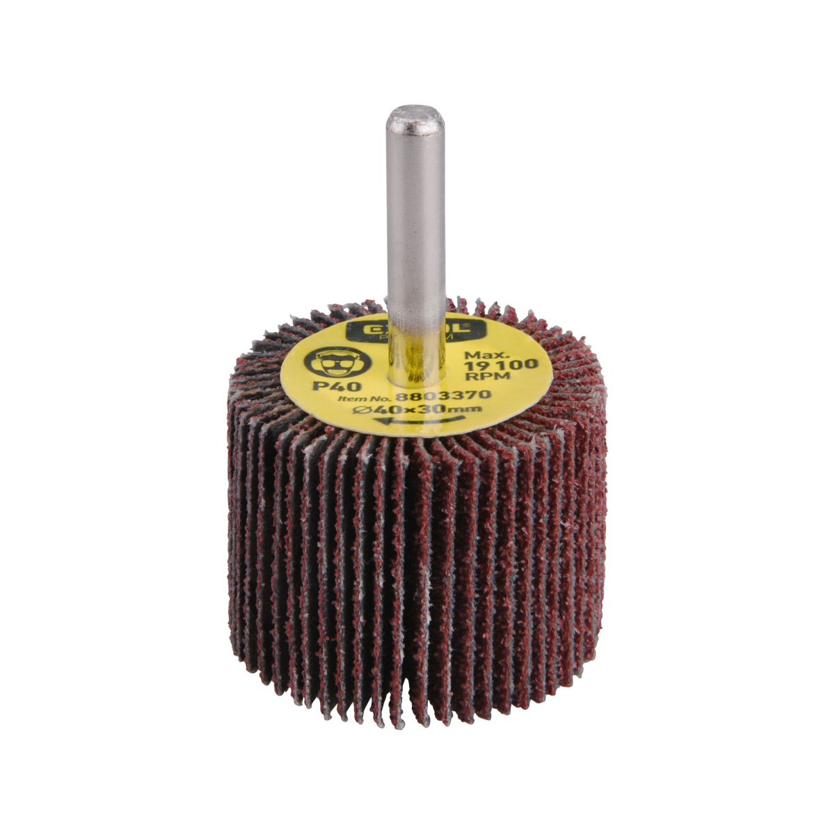 Kotouč lamelový brusný na stopce, O 40x30x6mm, P40 8803370