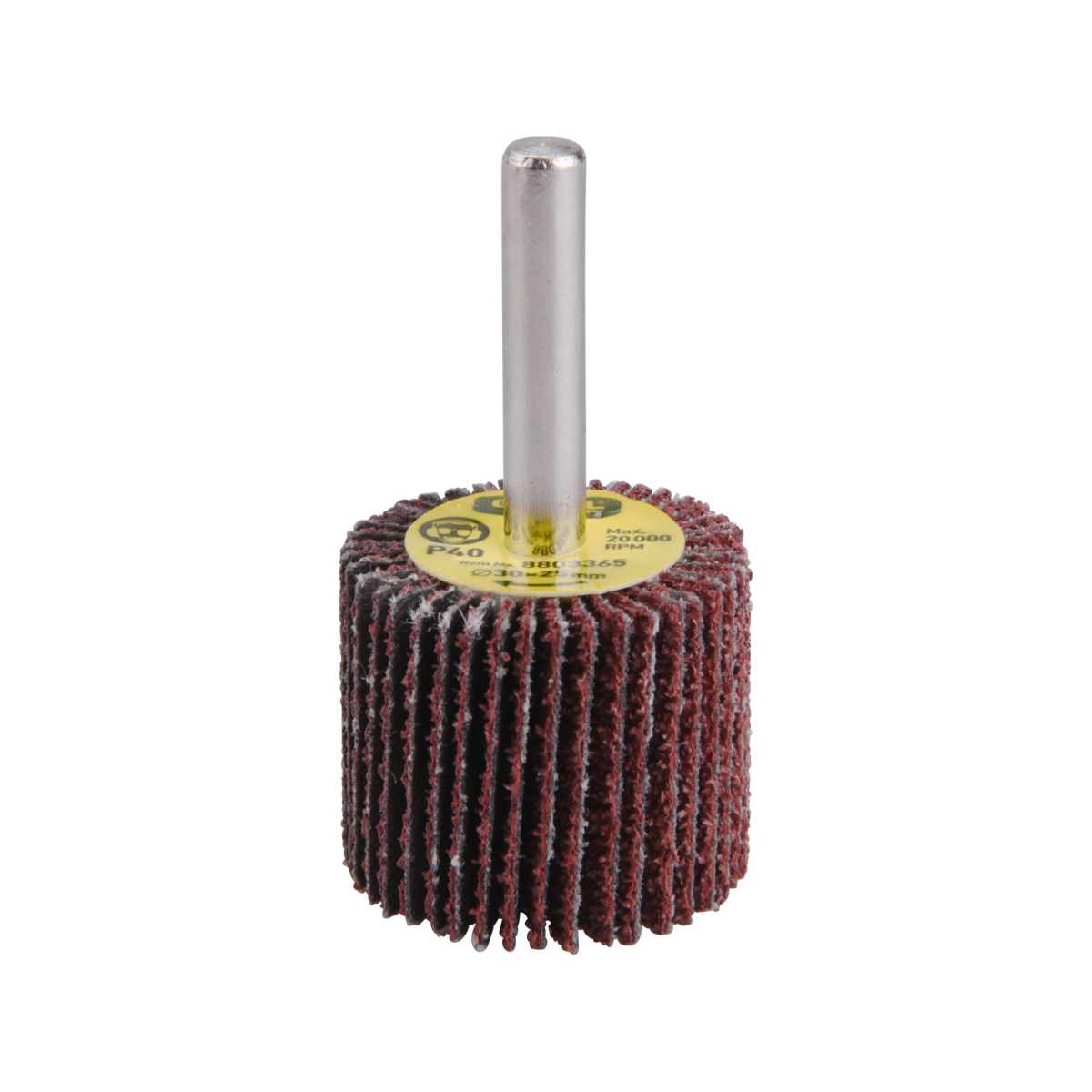 EXTOL PREMIUM Kotouč lamelový brusný na stopce, O 30x25x6mm, P40 8803365