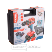Vrtací šroubovák aku s příklepem SHARE20V, BRUSHLESS, 2Ah (2×) náhled