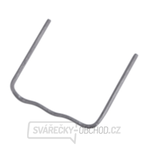 Spony svařovací, 150ks, vlnka, ⌀0,8mm, rozteč 15mm Spony svařovací, 150ks, vlnka, ⌀0,8mm, rozteč 15mm gallery main image