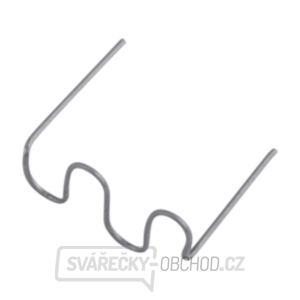 Spony svařovací, 150ks, vlna, ⌀0,6mm, rozteč 15mm gallery main image