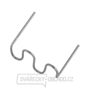 Spony svařovací, 150ks, vlna, ⌀0,8mm, rozteč 15mm gallery main image