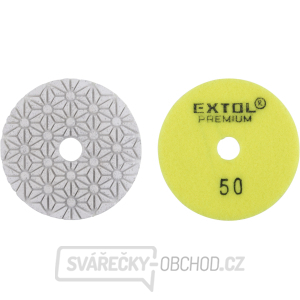 kotouč diamantový leštící na obklady, O100mm, P50, suchý zip gallery main image