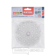 kotouč diamantový leštící na obklady, O100mm, P100, suchý zip Náhled