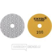 kotouč diamantový leštící na obklady, O100mm, P200, suchý zip gallery main image