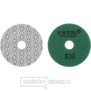 kotouč diamantový leštící na obklady, O100mm, P800, suchý zip gallery main image