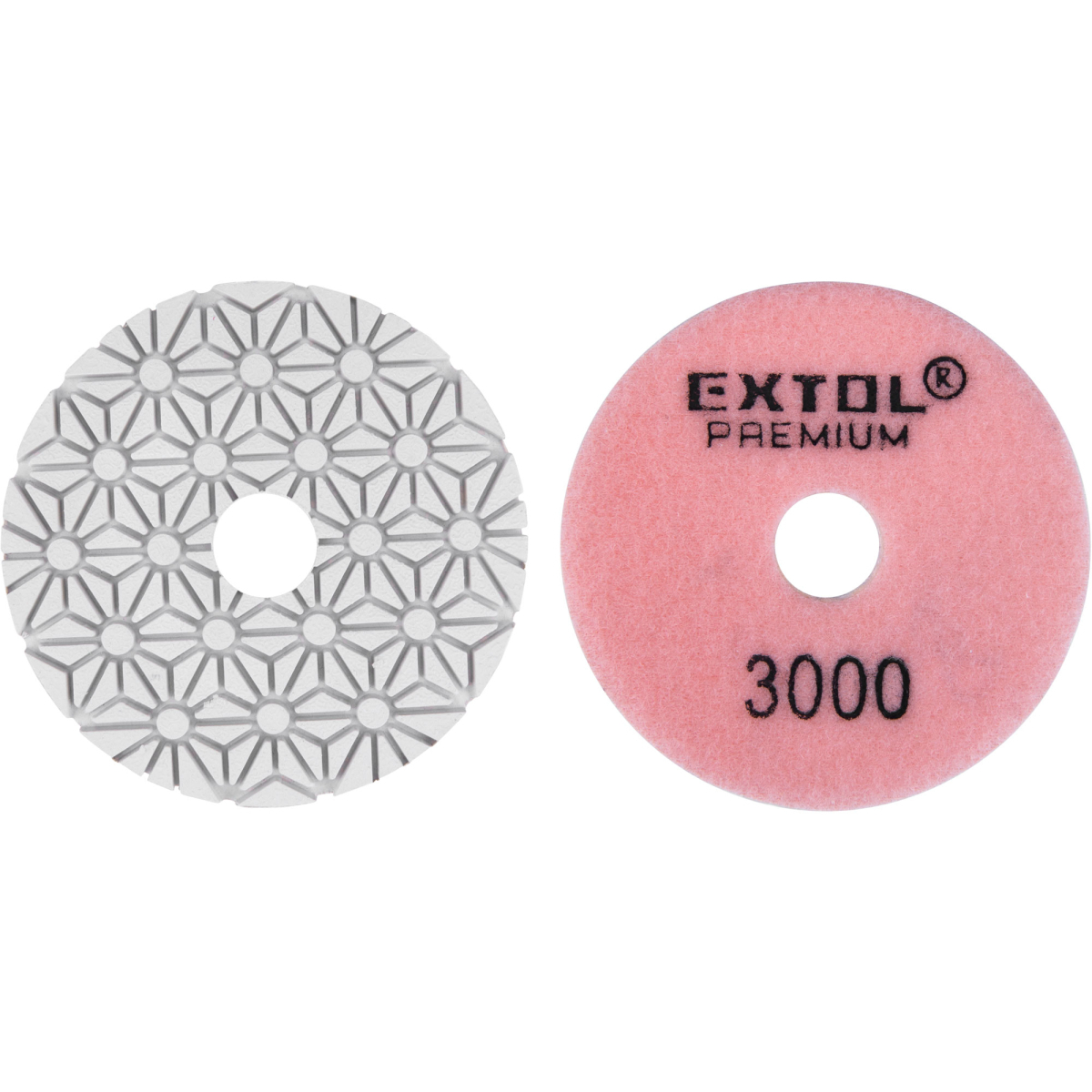 EXTOL PREMIUM Kotouč diamantový leštící na obklady, O100mm, P3000, suchý zip 8803099
