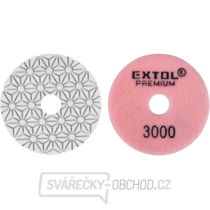 kotouč diamantový leštící na obklady, O100mm, P3000, suchý zip gallery main image