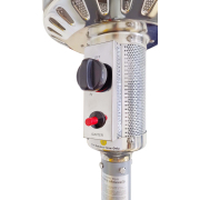 PRECIS - zahradní topidlo vč. příslušenství - stříbrné Náhled