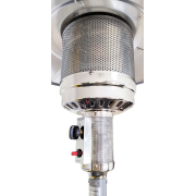 PRECIS - zahradní topidlo vč. příslušenství - stříbrné Náhled