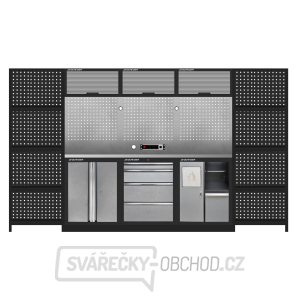 Sestava dílenského nábytku Procarosa PROFI TGC-13041-680 Pracovní deska:: nerezová Sestava dílenského nábytku Procarosa PROFI TGC-13041-680 Pracovní deska:: nerezová gallery main image