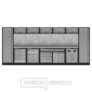 Sestava dílenského nábytku Procarosa PROFI XL 1390 Pracovní deska: dřevěná gallery main image