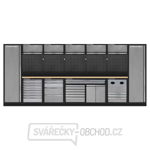 Sestava dílenského nábytku Procarosa PROFI XL 1390B Pracovní deska: dřevěná gallery main image