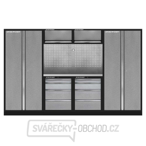 Sestava dílenského nábytku Procarosa PROFI 3604 Pracovní deska: nerezová gallery main image