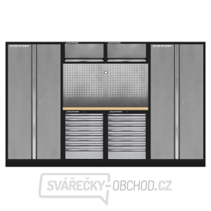 Sestava dílenského nábytku Procarosa PROFI 3608 Pracovní deska: dřevěná gallery main image