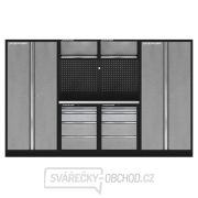 Sestava dílenského nábytku Procarosa PROFI 3604B Pracovní deska: nerezová gallery main image