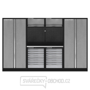 Sestava dílenského nábytku Procarosa PROFI 3608B Pracovní deska: nerezová gallery main image