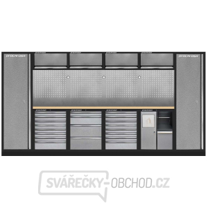 Sestava dílenského nábytku Procarosa PROFI L 8481A Pracovní deska: dřevěná Sestava dílenského nábytku Procarosa PROFI L 8481A Pracovní deska: dřevěná gallery main image