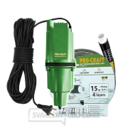 Vibrační čerpadlo Procraft VN-72D sada s hadicí 15m 3/4