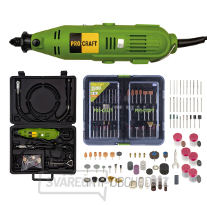 Přímá bruska Procraft PG400 + GK‑418 s ohebným nástavcem a příslušenstvím | SPG400/GK-418 Přímá bruska Procraft PG400 + GK‑418 s ohebným nástavcem a příslušenstvím | SPG400/GK-418 gallery main image