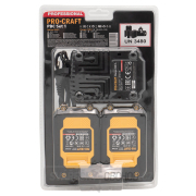 Sada baterie 20V 2Ah (2 ks) + 1 nabíječka Procraft PBC-Set 1 | PBC-Set 1 Sada baterie 20V 2Ah (2 ks) + 1 nabíječka Procraft PBC-Set 1 | PBC-Set 1 náhled