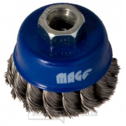 Kartáč hrnkový 80mm, copánkový SS 0,50, závit M14x2 - NEREZ Kartáč hrnkový 80mm, copánkový SS 0,50, závit M14x2 - NEREZ gallery main image