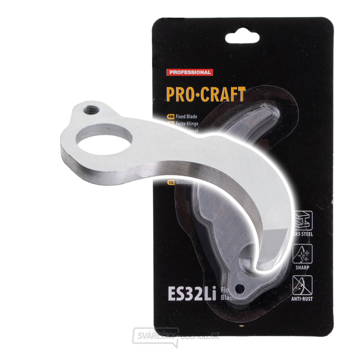 Náhradní spodní nůž na Aku nůžky Procraft ES32Li | ES32Li Fixed Blade