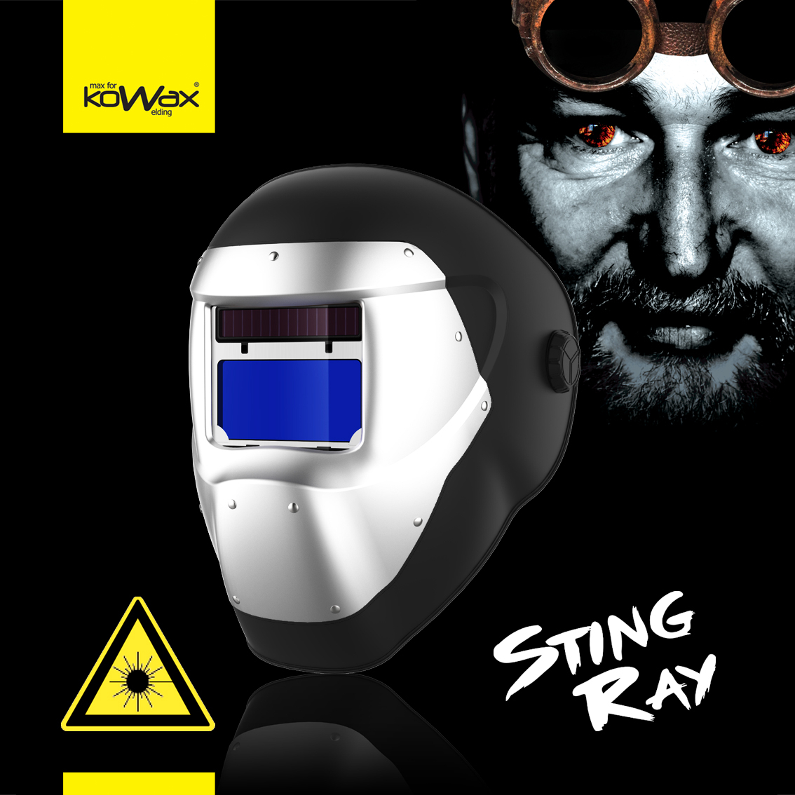 KOWAX Samostmívací kukla pro laserové svařování KOWAX StingRay-Z KWXSTINGRAYZ