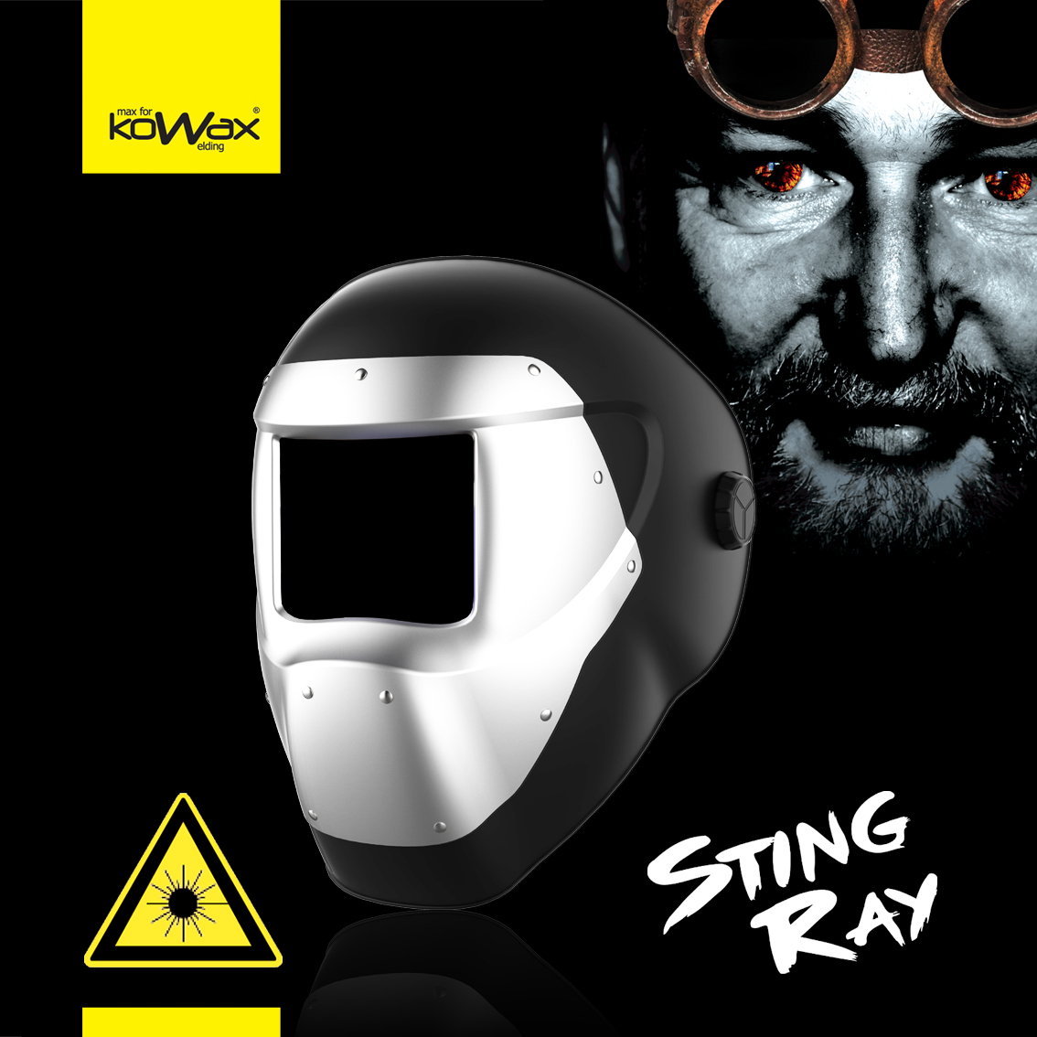 Levně KOWAX KOWAX Skelet laserová kukla StingRay-Z KWXSTINGRAYZ_SK