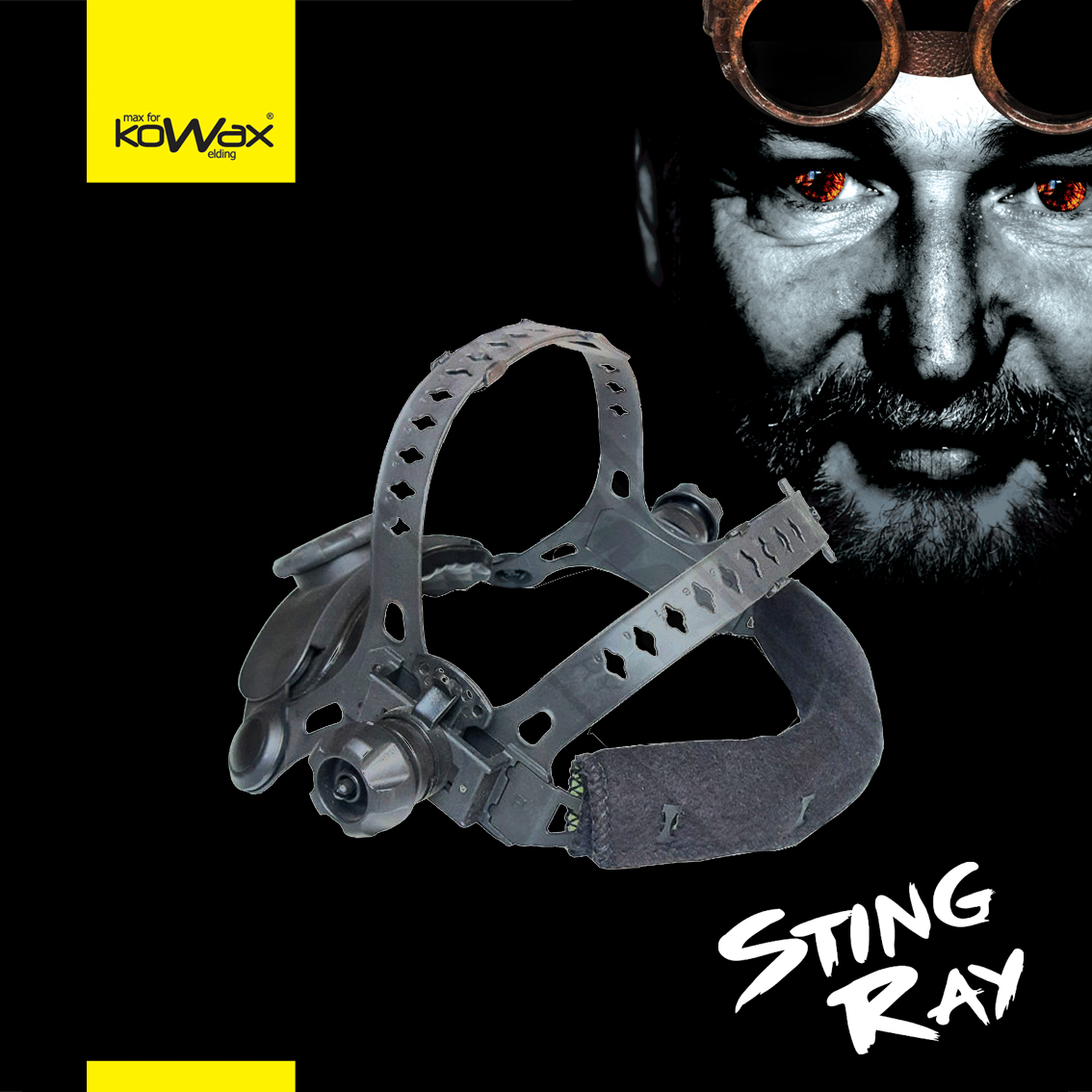 Levně KOWAX KOWAX Hlavový kříž laserová kukla StingRay-Z KWXSTINGRAYZ_HK