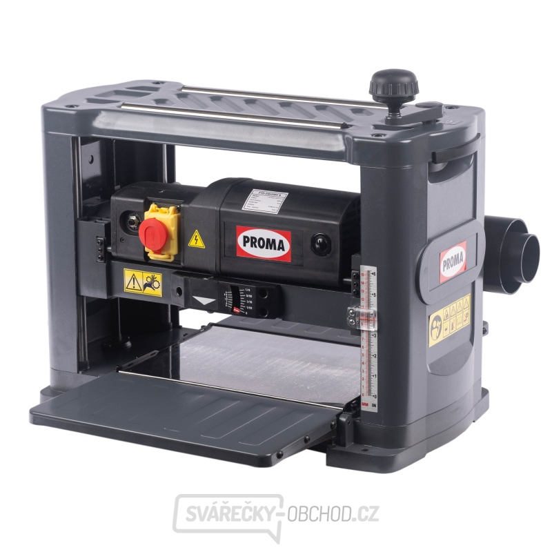 Tloušťkovací frézka FTP-330/230V S - protah se spirálovým žiletkovým válcem