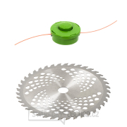 Aku křovinořez Procraft ATA-40C + dvouramenný popruh a ochranný štít | ATA-40C/20SH/CH/FACE-GUARD náhled