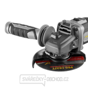 Aku bruska úhlová Procraft AG125B + 10x řezný, 4x lamelový, 5x brusný kotouče, rychloupínací matice | SAG125B-CD náhled