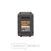 Aku bruska úhlová Procraft AG125B + 10x řezný, 4x lamelový, 5x brusný kotouče, rychloupínací matice | SAG125B-CD náhled