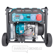 elektrocentrála digitální invertorová, 9kW, el. start, dálkové ovládaní, podvozek Náhled