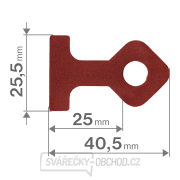 L-svorky rohové/90° sada 2ks, 140x140mm Náhled